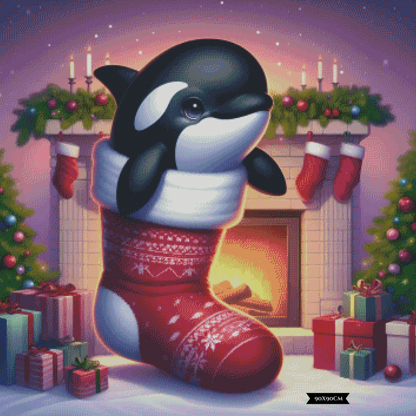 Christmassock Orca ©linchens_bunte_welt