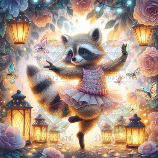 Diamond Painting Abendtanz im Rosengarten von Sandrietta_ai