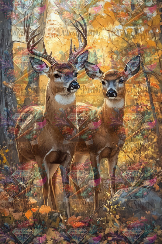 Diamond Painting Among The Trees ©salzkatze.ai