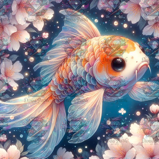 Diamond Painting Blossom & Scales von MoozyJo.ai