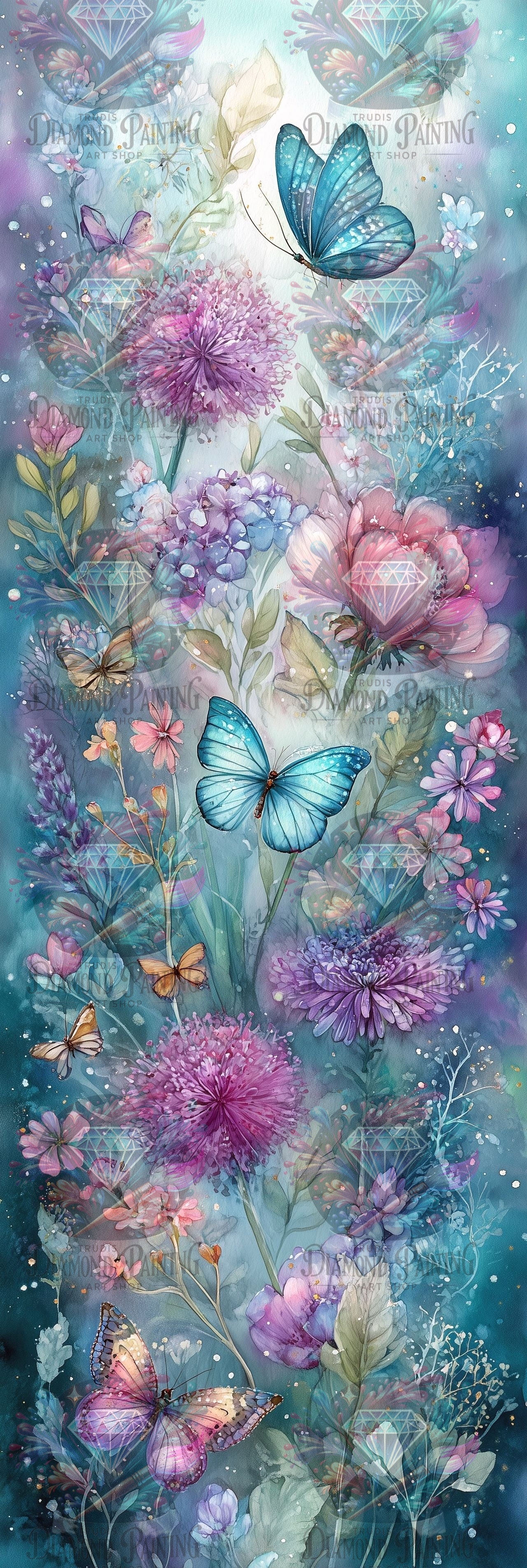 Diamond Painting Blumenzauber von Salzkatze.ai