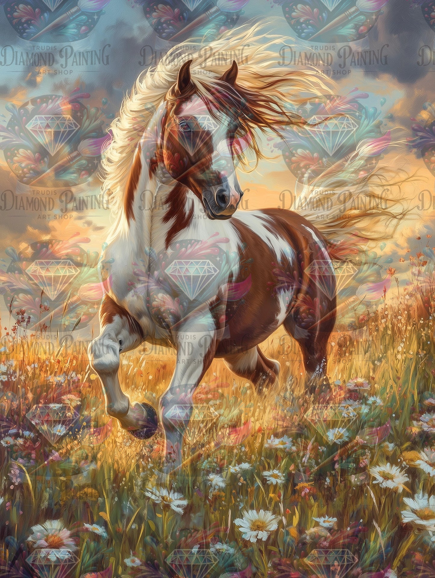 Diamond Painting Born To Be Free ©salzkatze.ai