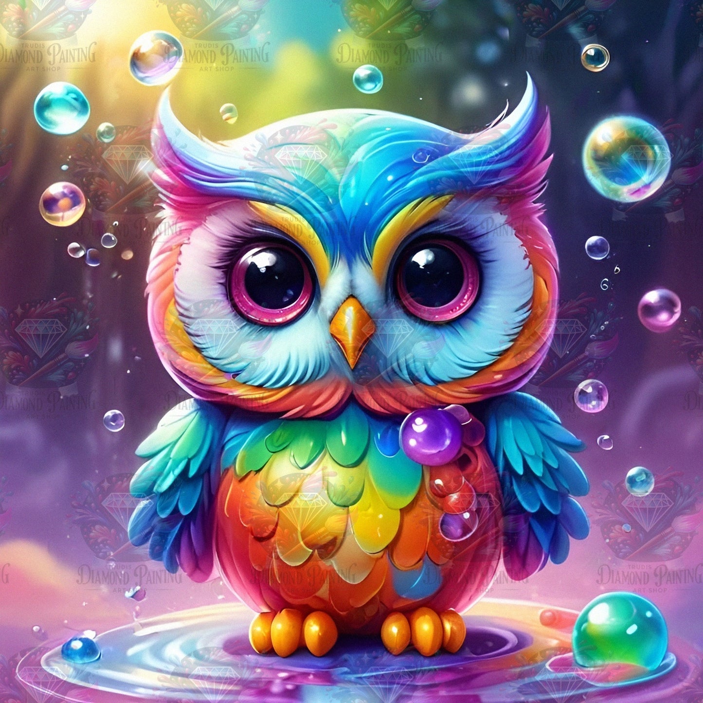 Bubble-Rainbow-Owl ©linchens_bunte_welt