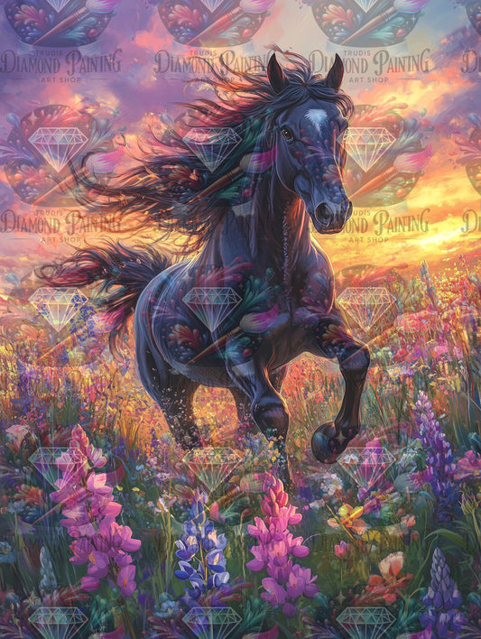 Diamond Painting Chasing The Wind ©salzkatze.ai