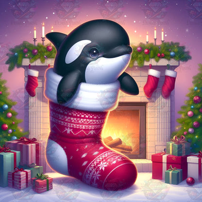 Christmassock Orca ©linchens_bunte_welt