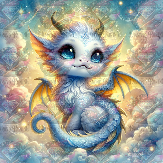 Diamond Painting Cloudy Guardian ©MoozyJo.ai