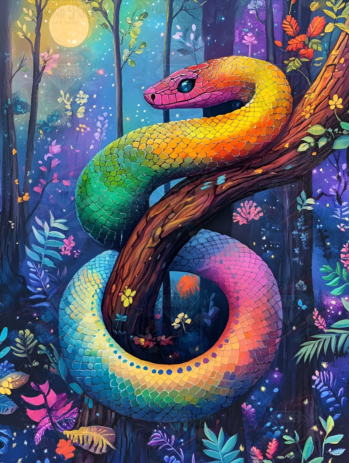 Colorful Snake ©salzkatze.ai