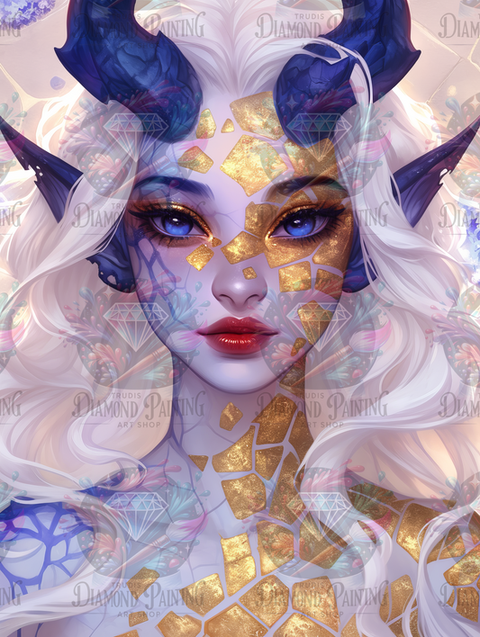 Diamond Painting Crackle And Bloom ©shalajarias