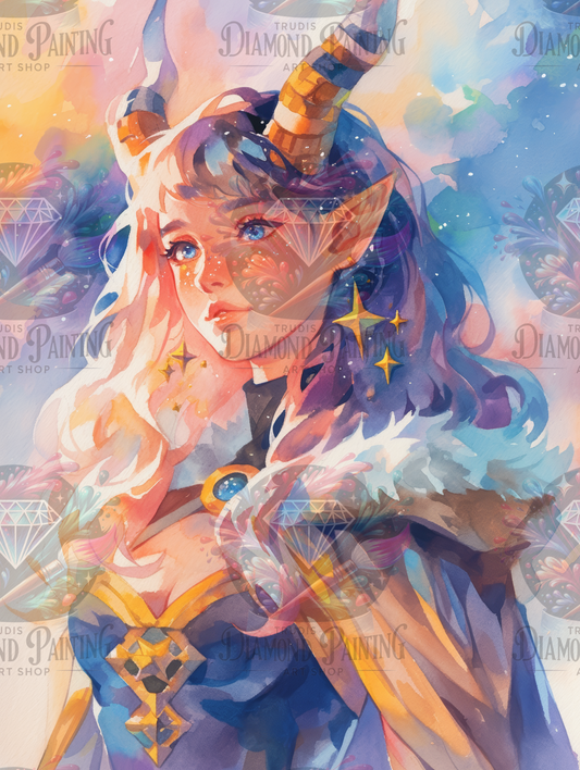 Diamond Painting Crowned In Constellations ©shalajarias