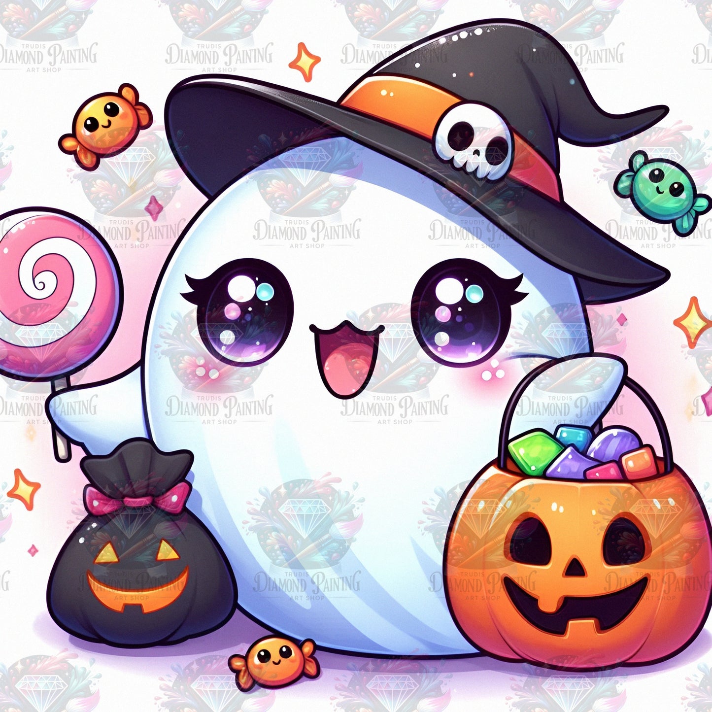 Cute Halloween Ghost ©linchens_bunte_welt