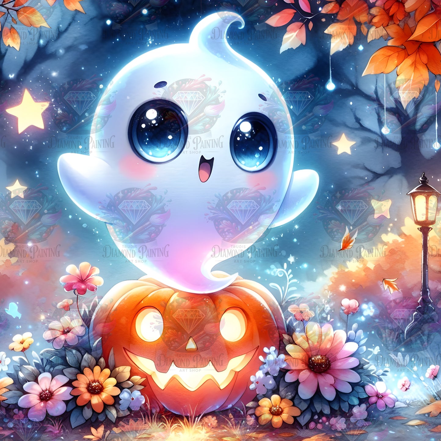 Midnight Pumpkin Ghost ©finira_artist