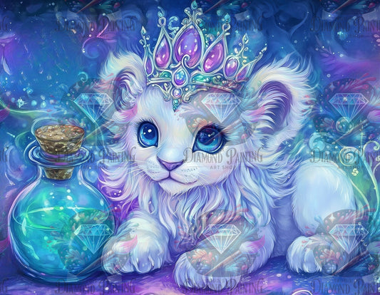 Diamond Painting Der verzauberte Löwenprinz von Traumpixxel