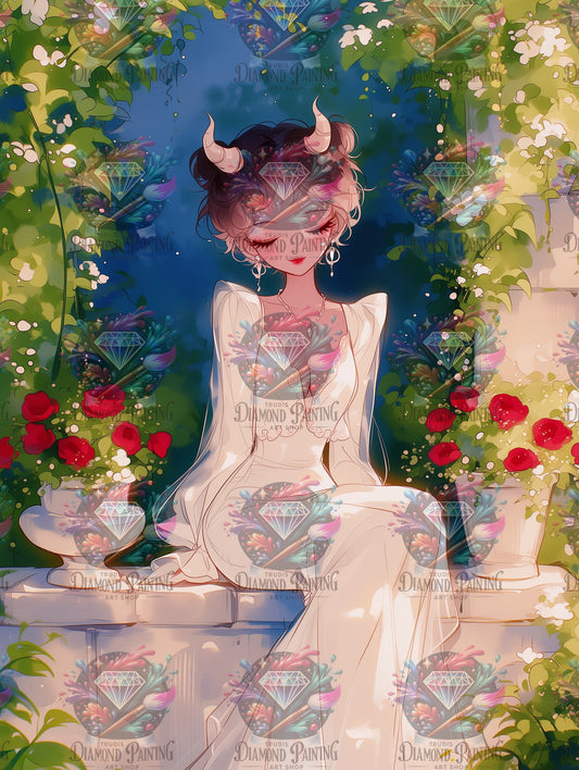 Diamond Painting Die Dornenflüsterin von Salzkatze.ai