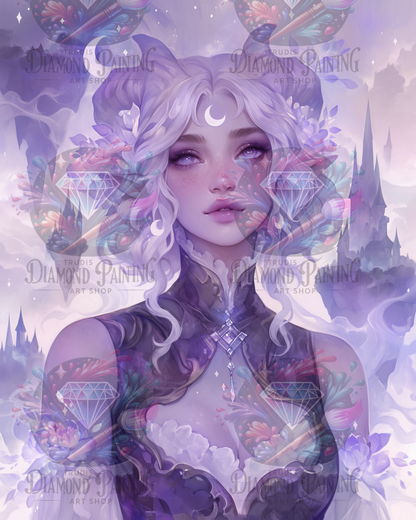 Diamond Painting Dreams Of The Floating Isles ©shalajarias