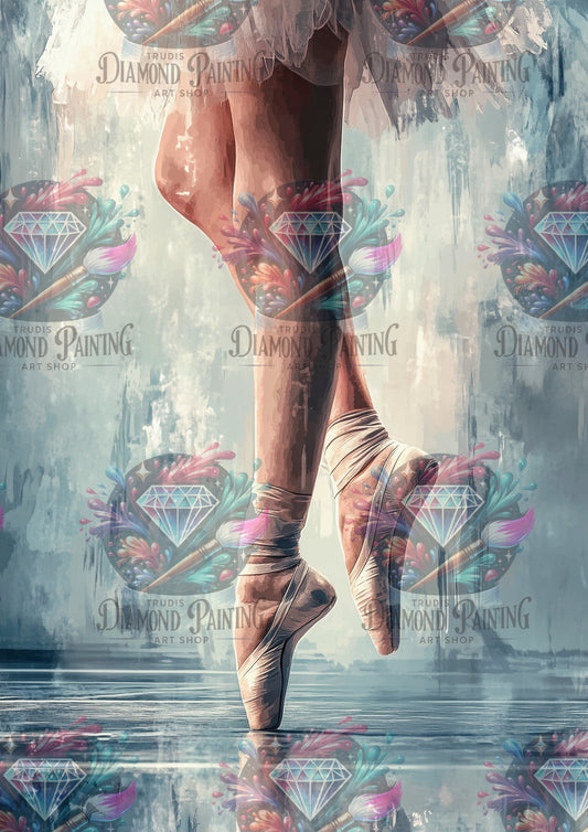 Diamond Painting En Pointe ©salzkatze.ai