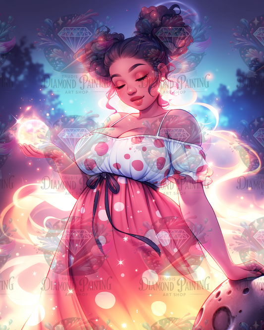 Diamond Painting Flame Of The Cosmos ©shalajarias