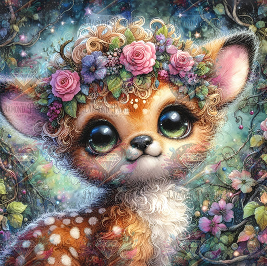 Diamond Painting Floral Dancer von MoozyJo.ai
