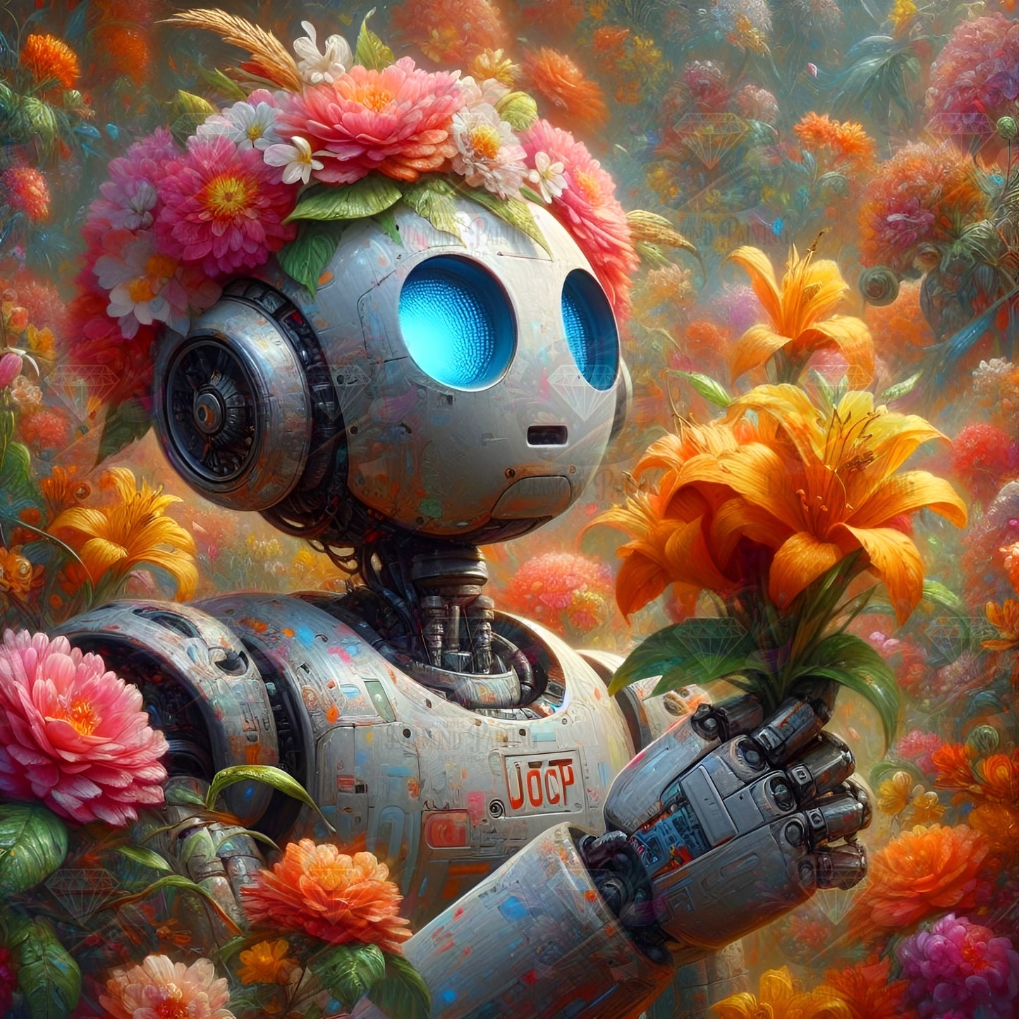 Flower Robot ©salzkatze.ai