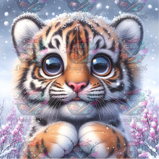 Diamond Painting Frostet Roar von MoozyJo.ai