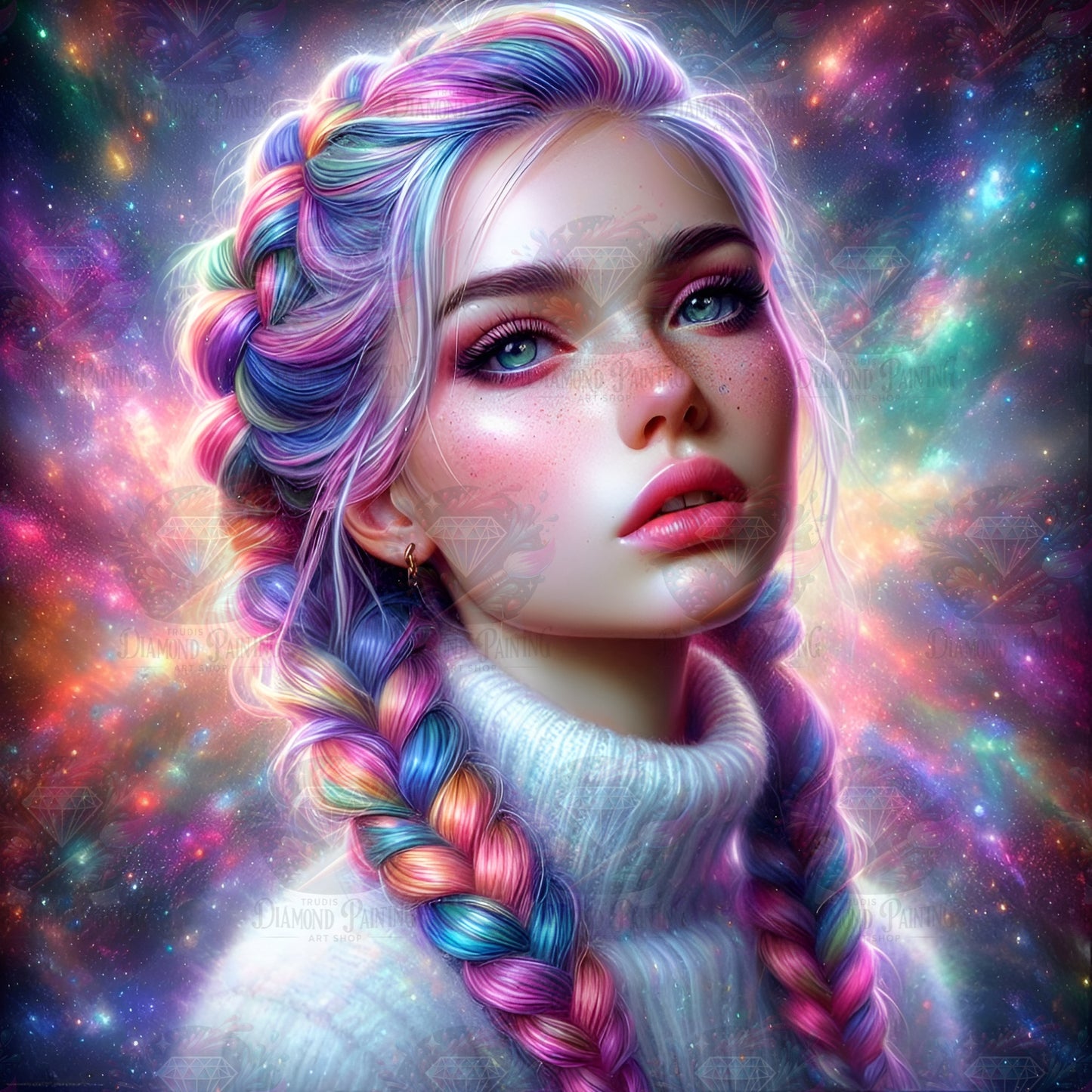 Galactic Braids ©salzkatze.ai