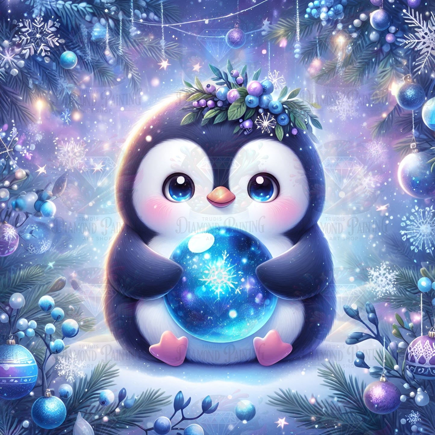 Galaxy Magicball - Winter Pinguin ©linchens_bunte_welt