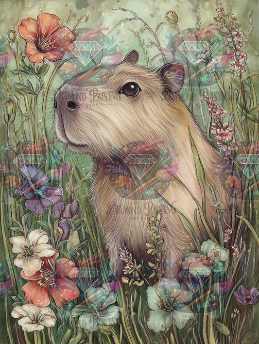 Diamond Painting Geborgenheit im sanften Grün ©salzkatze.ai