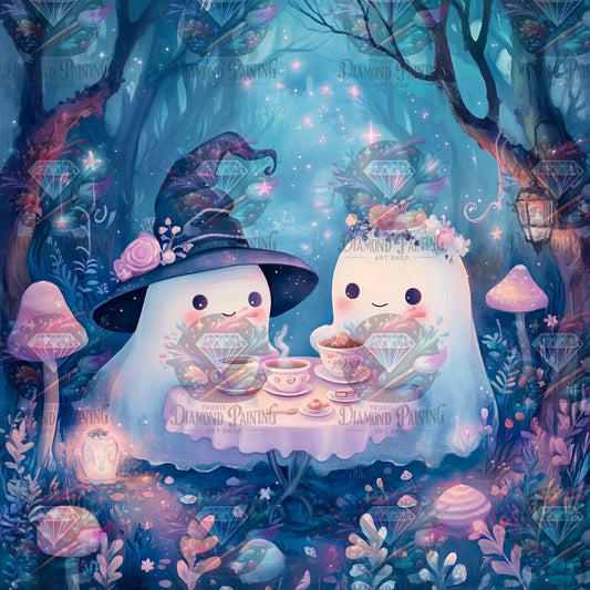 Diamond Painting Geister-Teestunde von Traumpixxel