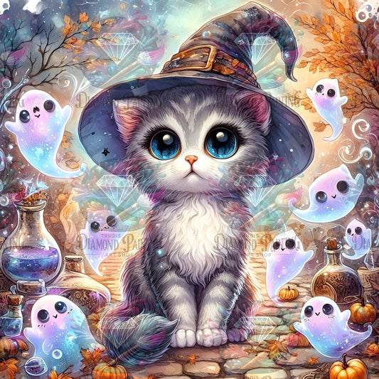Diamond Painting Ghostly Giggles von MoozyJo.ai