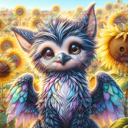 Diamond Painting Golden Sunflowers von MoozyJo.ai