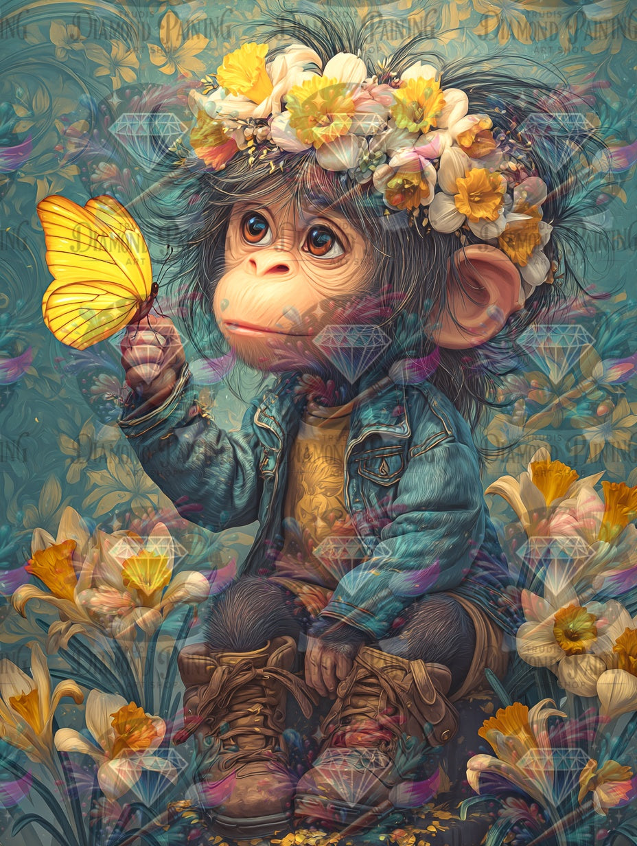 Diamond Painting Der kleine Wächter der Stille ©sandrietta_ai