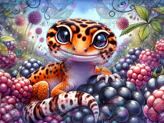 Diamond Painting Happy Berries von MoozyJo.ai