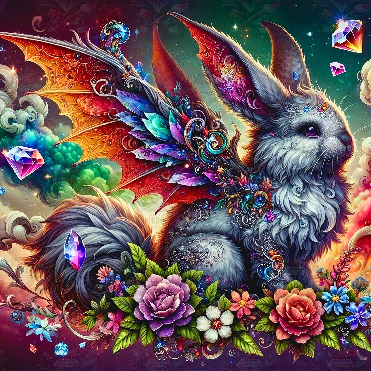 Galactic Furball von ©tiki_DIAMONDS.ai