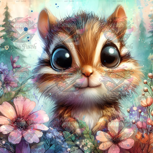 Diamond Painting Hazel Chip von MoozyJo.ai
