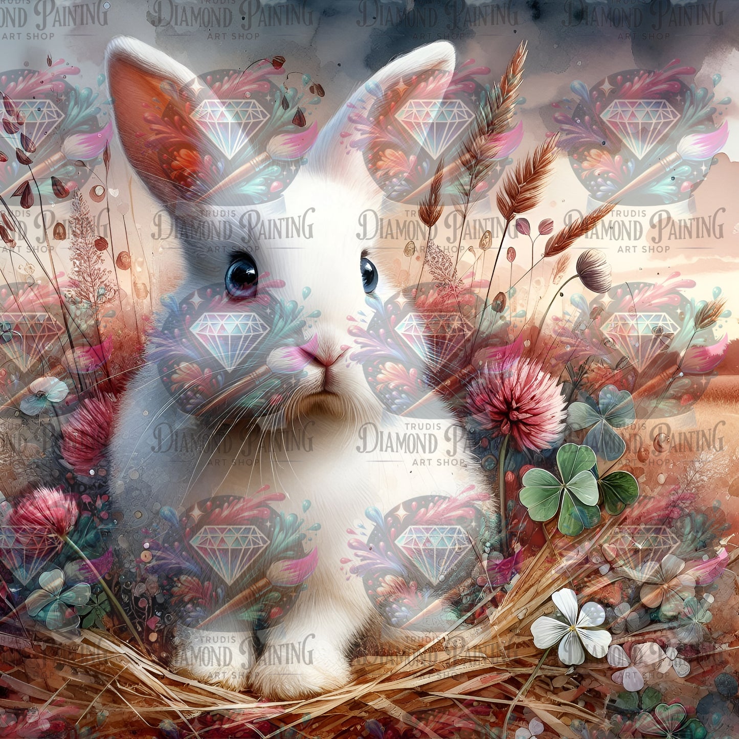 Diamond Painting Heavenly Fields ©MoozyJo.ai