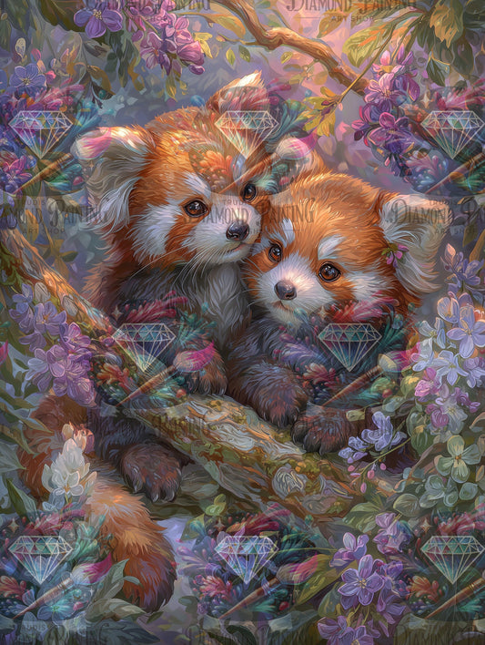 Diamond Painting Herzenswärme im Blätterdach ©salzkatze.ai