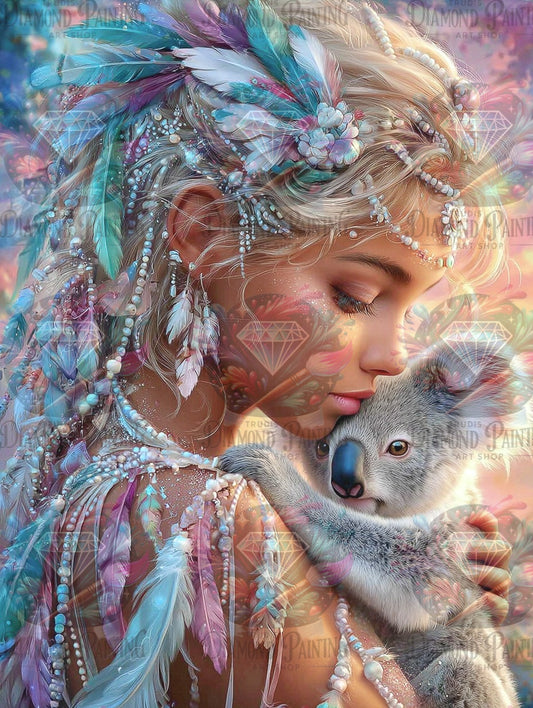 Diamond Painting Herzschlag im Morgenhauch ©sandrietta_ai