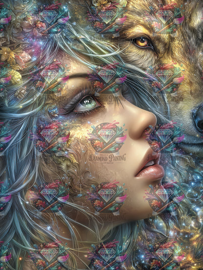 Diamond Painting Verbunden von Sweet_loco_ai