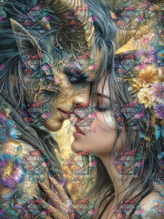 Diamond Painting Zwischen Herzschlag und Magie von Sweet_loco_ai