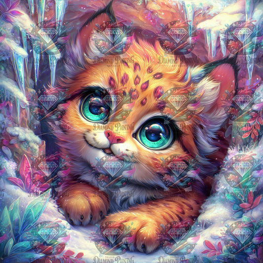 Diamond Painting Das kleine Frostfell von Sweet_loco_ai