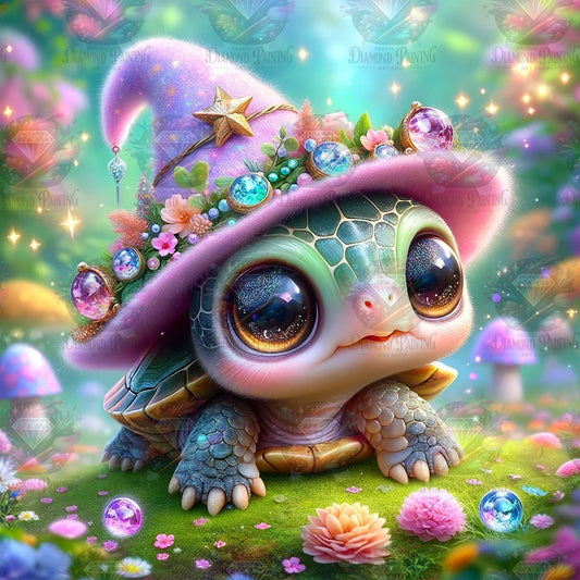 Diamond Painting Bewitched Turtle ©sandrietta_ai