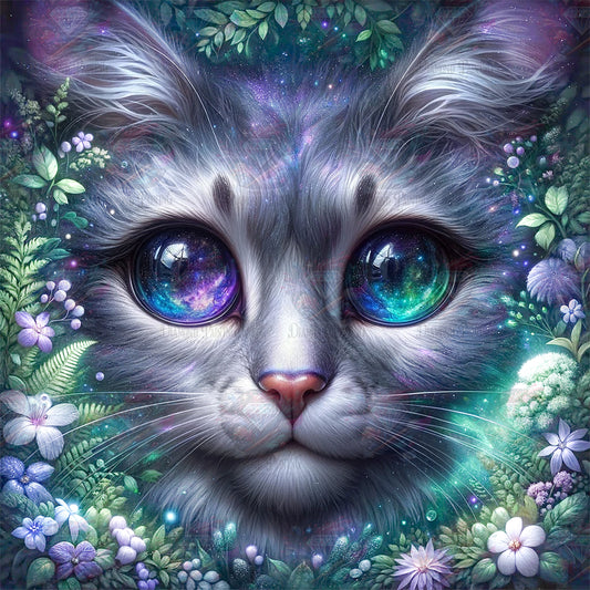 Feline Of The Mystic Garden ©sandrietta_ai