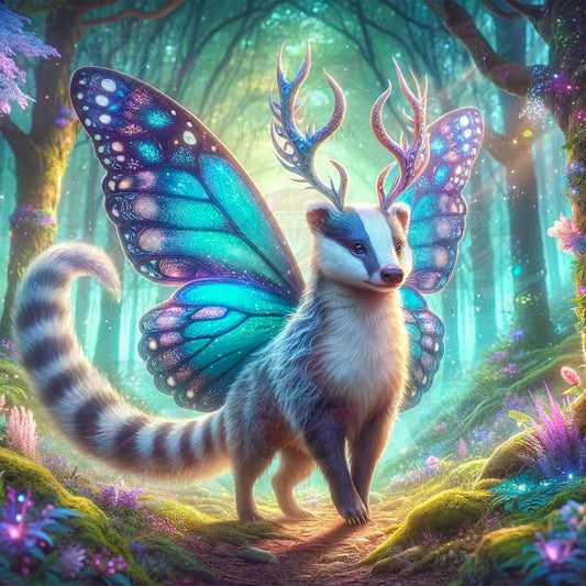 Enchanted Forest Badgerfly ©sandrietta_ai