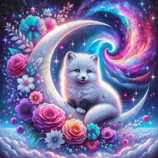 Lunar Fox Dreamscape ©sandrietta_ai