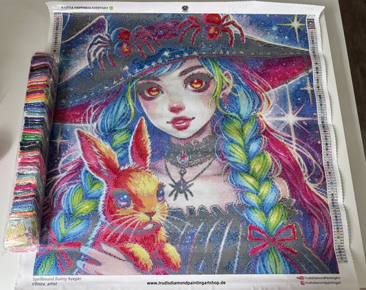 Diamond Painting Spellbound Bunny Keeper ©finira_artist
