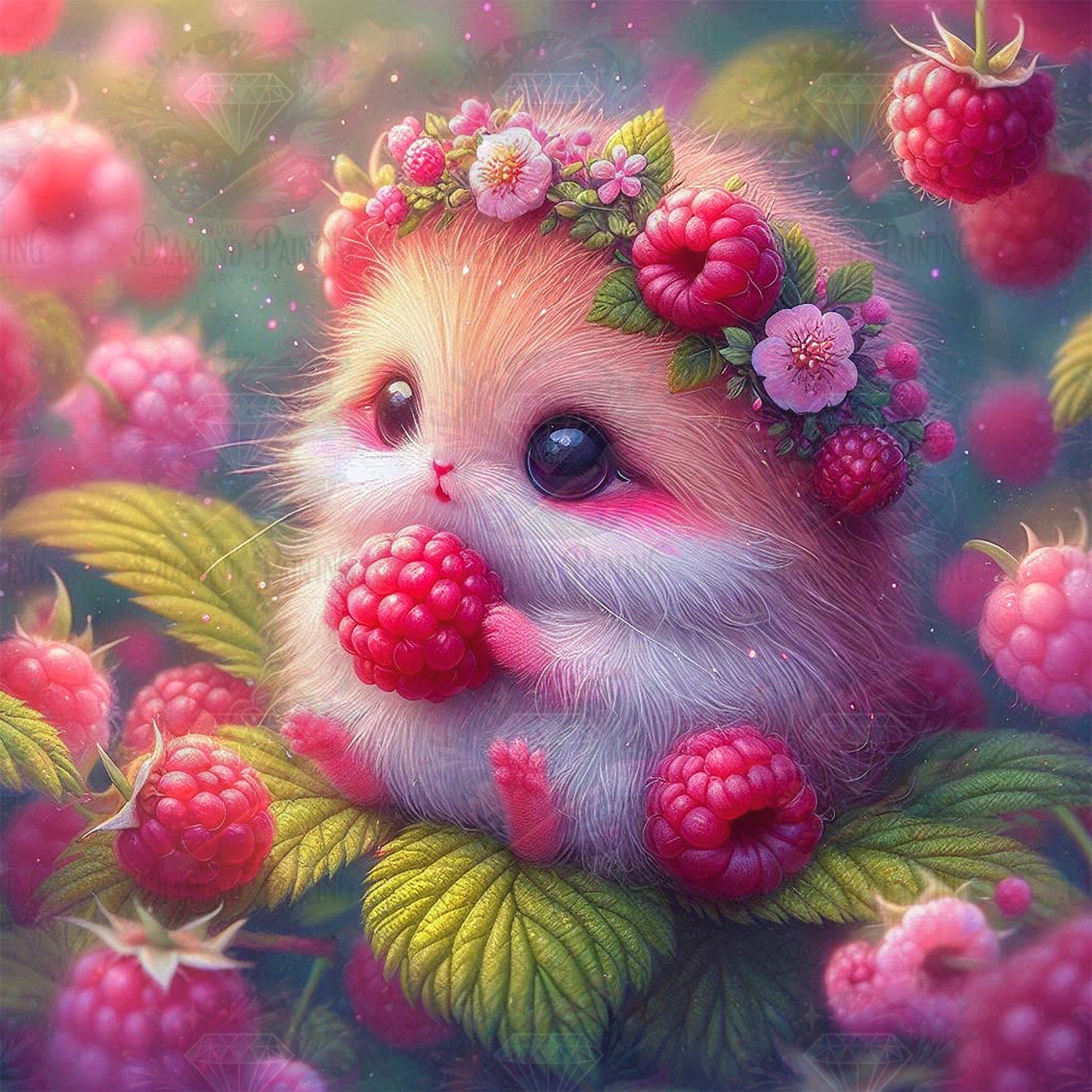 Sweet Berry Hamster ©sandrietta_ai