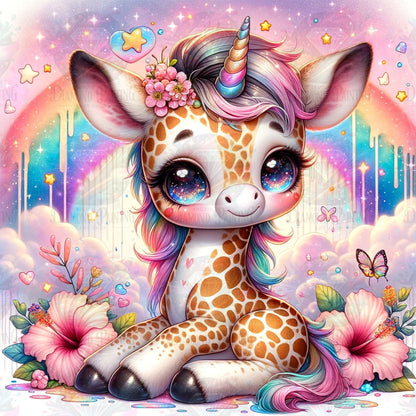 Rainbow Giraffacorn ©sandrietta_ai