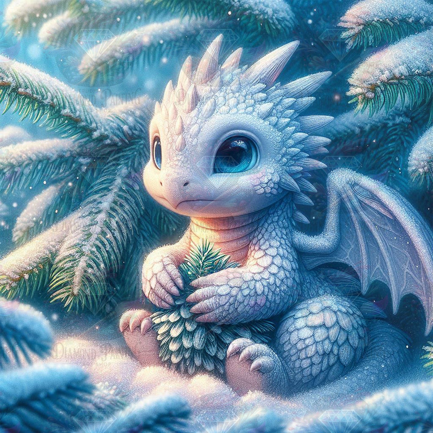 Yuletide Dragonling ©sandrietta_ai