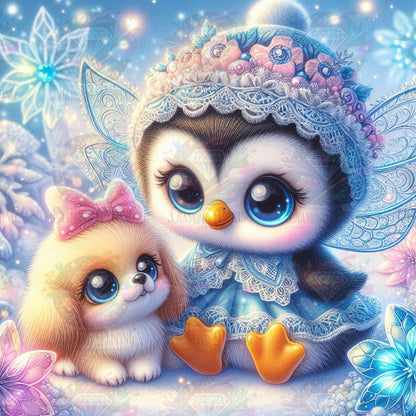 Enchanted Snowmates ©sandrietta_ai