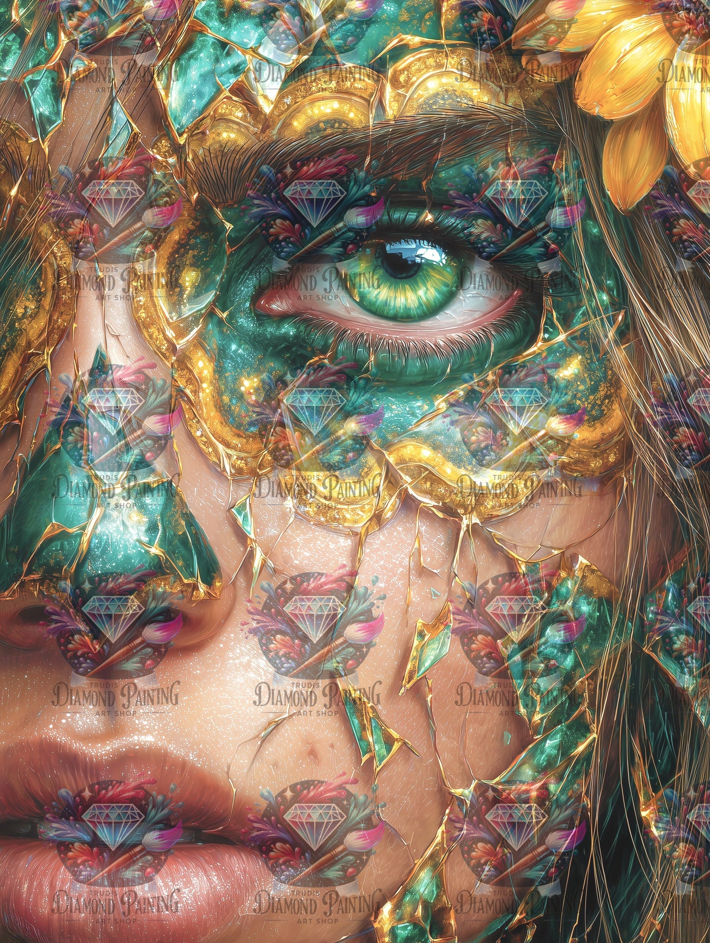 Diamond Painting Fragment der alten Magie von Sweet_loco_ai