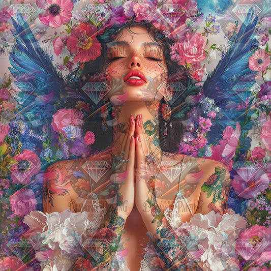 Diamond Painting Floral Seraph ©sandrietta_ai